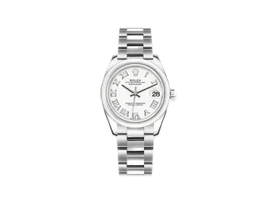 ROLEX Datejust 31 Oyster 31mm "White Roman/Oyster Steel"