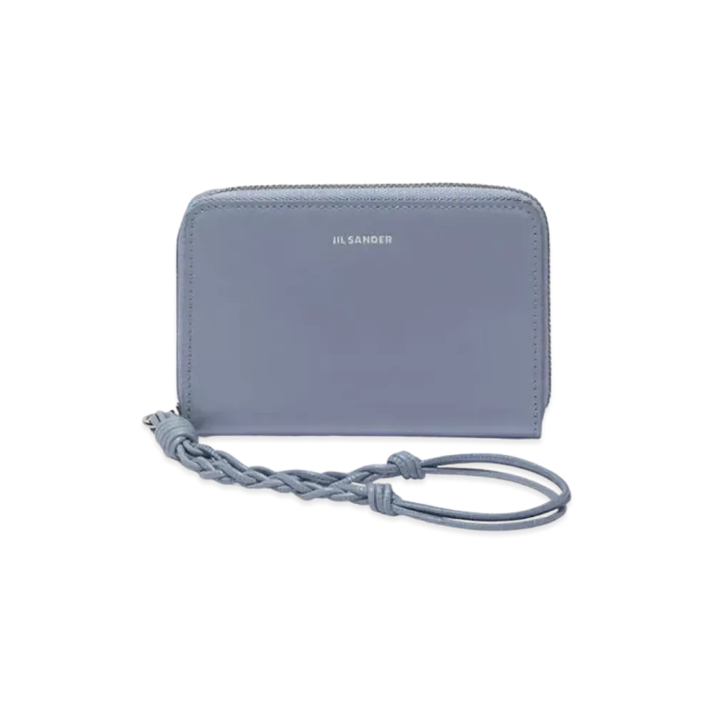 Jil Sander Pocket Zip-Around Wallet "Blue"