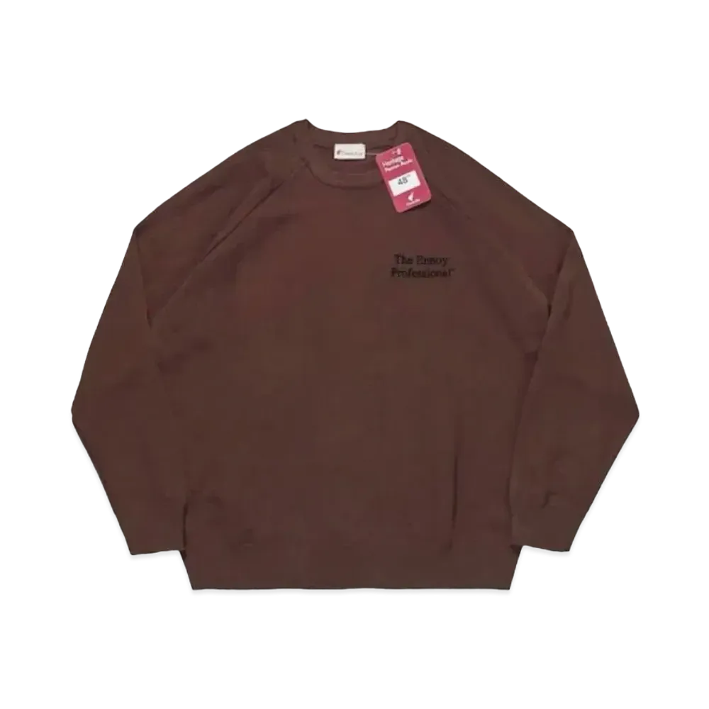 ENNOY 22AW Round Neck Pullover "Brown" AW22BRENKT01AT