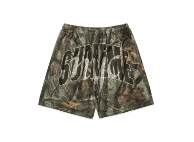 Supreme Rhinestone Mesh Short "Realtree Hardwoods Camo"