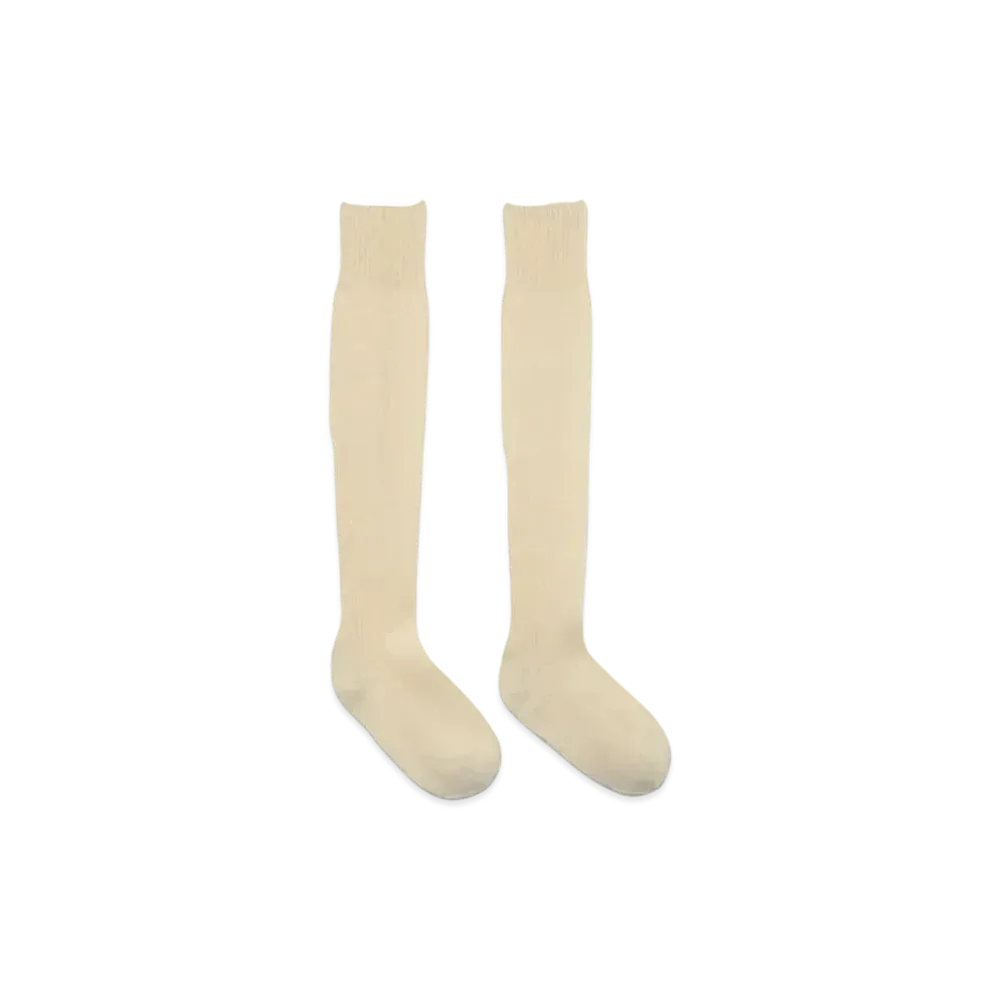 FUMIKA UCHIDA Shetland Long Socks "Ivory"
