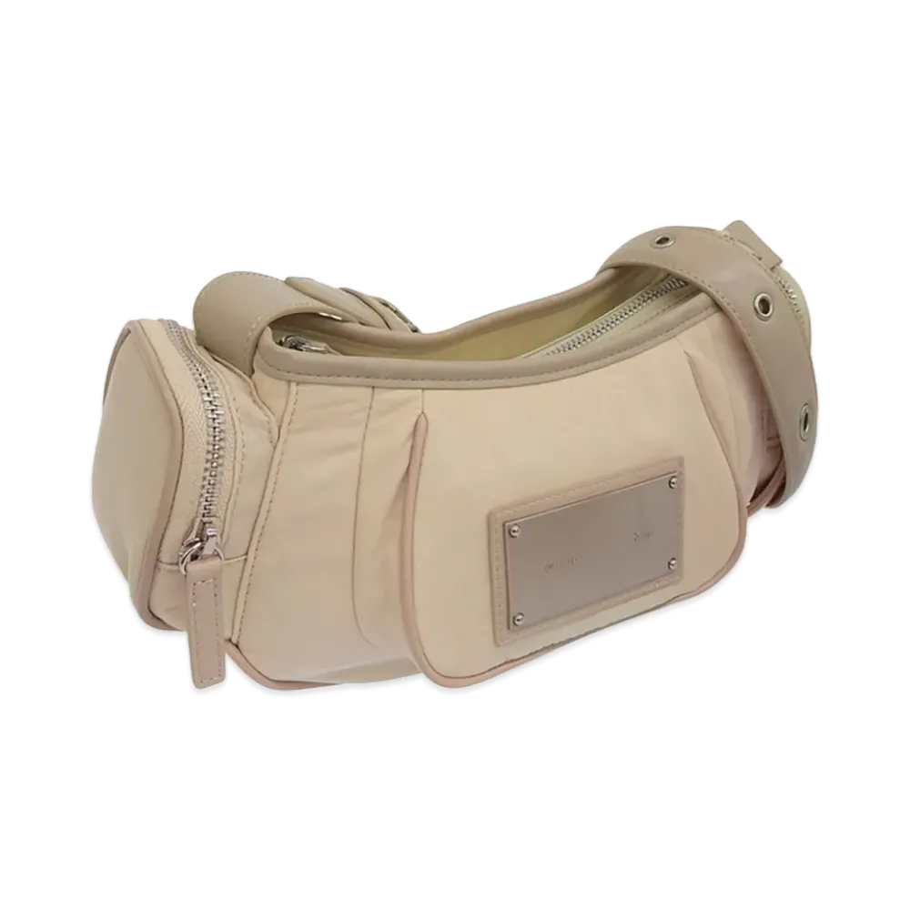 Matin Kim Madeleine Round Bag "Light Beige"