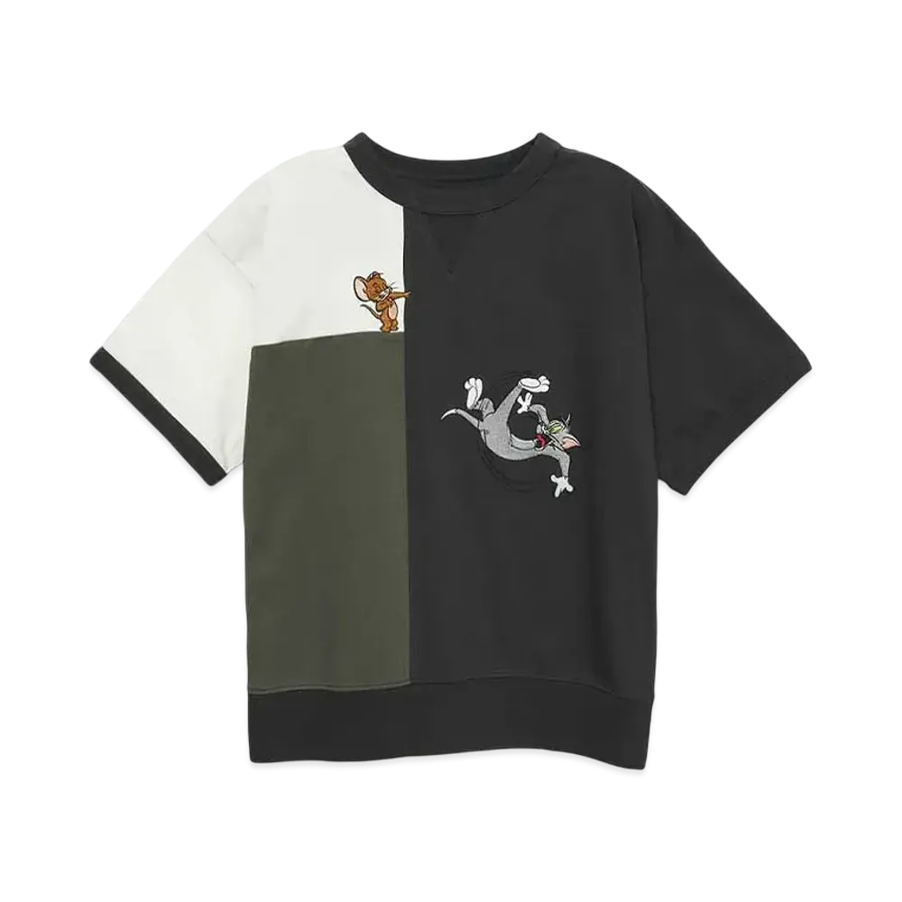 graniph x Tom and Jerry Fall Kids Rib T-Shirt "Sumikuro"