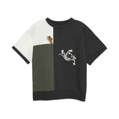 graniph x Tom and Jerry Fall Kids Rib T-Shirt "Sumikuro"