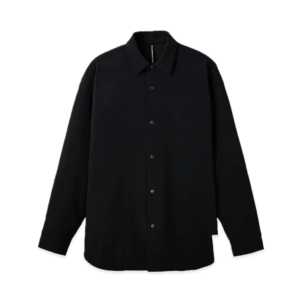 DESCENTE ALLTERRAIN Insulated Lightweight Long Sleeve Shirt "Graphite Navy"
