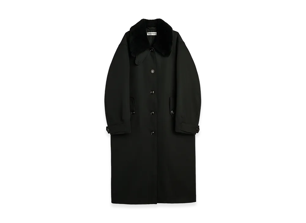 OUR LEGACY Women's Tundra Coat "Coarse Black Gabardine"