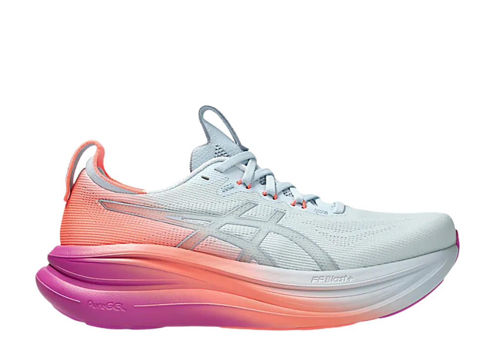 アシックス ウィメンズ ゲルニンバス28 "スカイ/デジタルサクラ"