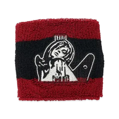 HYSTERIC GLAMOUR Women's Guitar Girl Embroidered Wristband "Red"