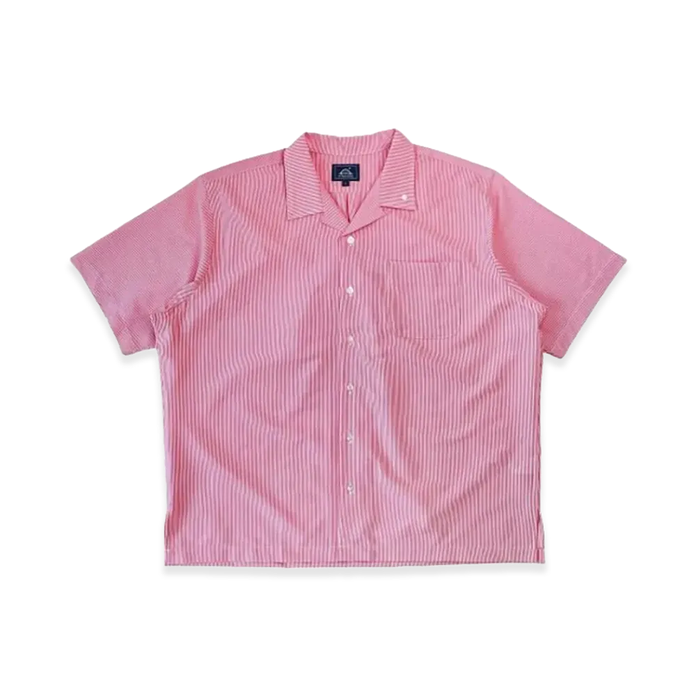 STABRIDGE Dotair Open Collar S/S Shirts "Red/White"