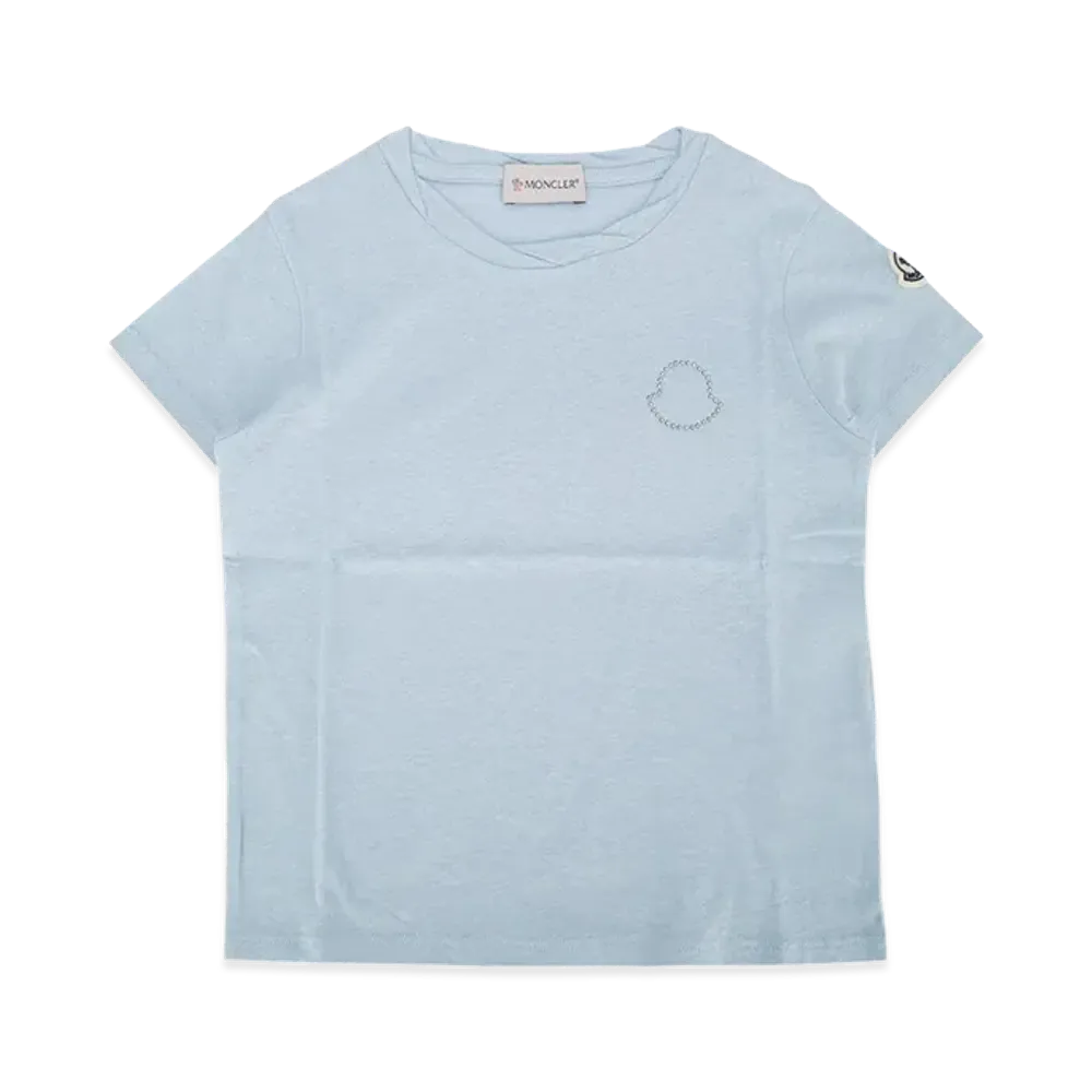 MONCLER Kids SS T-Shirt "Light Blue"