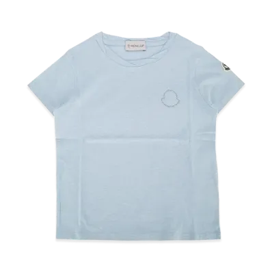 MONCLER Kids SS T-Shirt "Light Blue"
