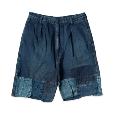 KAPITAL 10oz IDG x IDG Denim Shorts "Indigo"