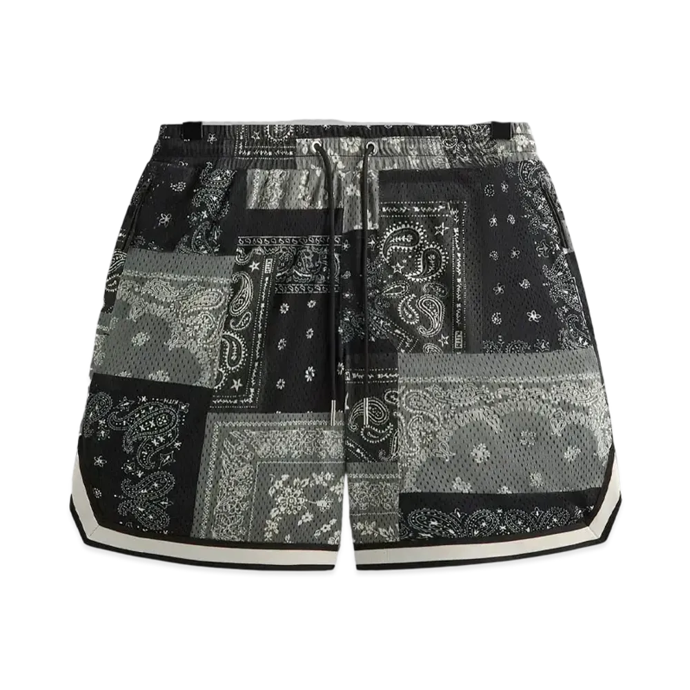 Kith Printed Mesh Curtis Short "Black"