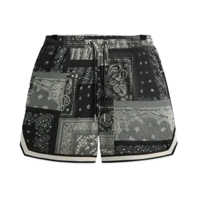 Kith Printed Mesh Curtis Short "Black"
