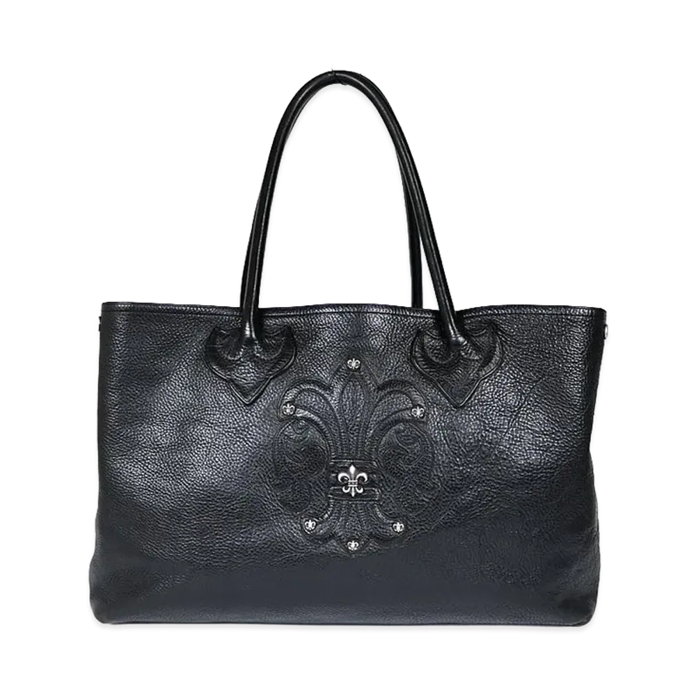 Chrome Hearts BS Fleur SV925 2Snap Tote Bag "Black"
