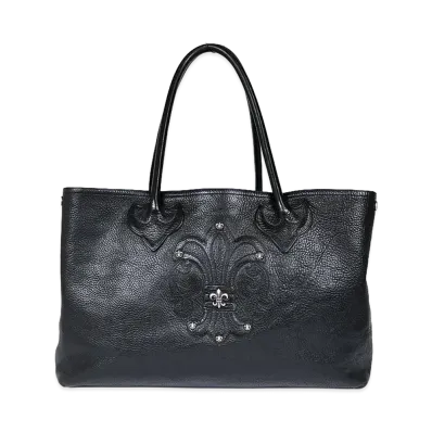 Chrome Hearts BS Fleur SV925 2Snap Tote Bag "Black"