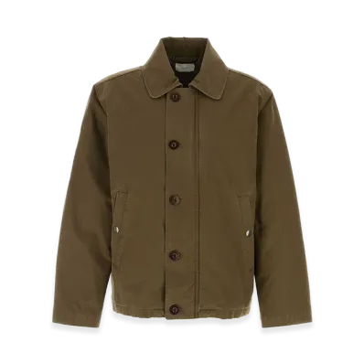 The Row Canvas Rafi Jacket "Olive Green"