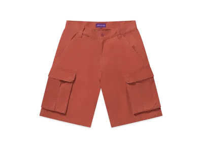 BlackEyePatch OG Label Washed Cargo Baggy Shorts "Apricot"