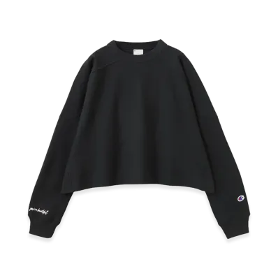RHC Ron Herman x Champion Women's French Terry Sweat Pullover "Black"