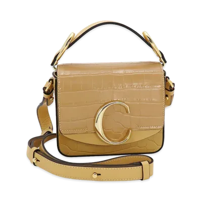 Chloe Women's Chloe C Mini Bag "Honey Gold"