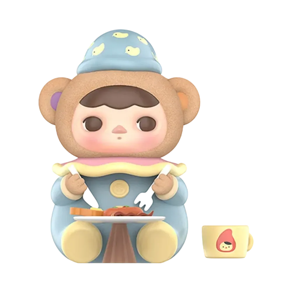 POP MART "Figurine" PUCKY All Day Breakfast Bear Baby Big Size