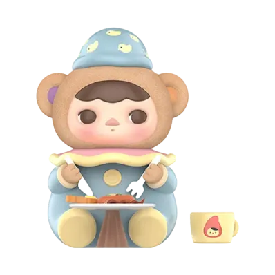 POP MART "Figurine" PUCKY All Day Breakfast Bear Baby Big Size
