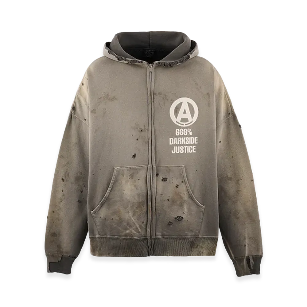 SAINT Mxxxxxx x BOUNTY HUNTER BH Zip Hoodie SNT Hunter "Charcoal"