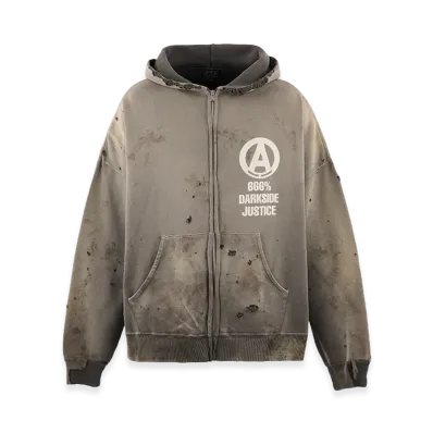 SAINT Mxxxxxx x BOUNTY HUNTER BH Zip Hoodie SNT Hunter "Charcoal"