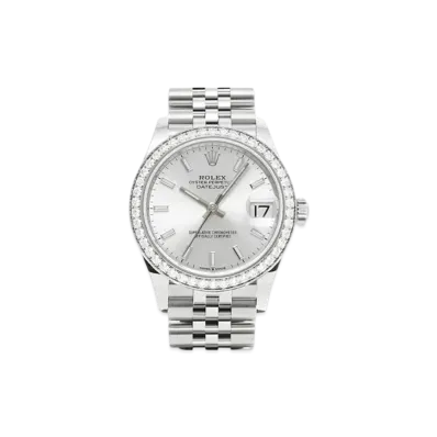 ROLEX Datejust 31 Oyster 31mm "Silver/Oyster Steel/White Gold"