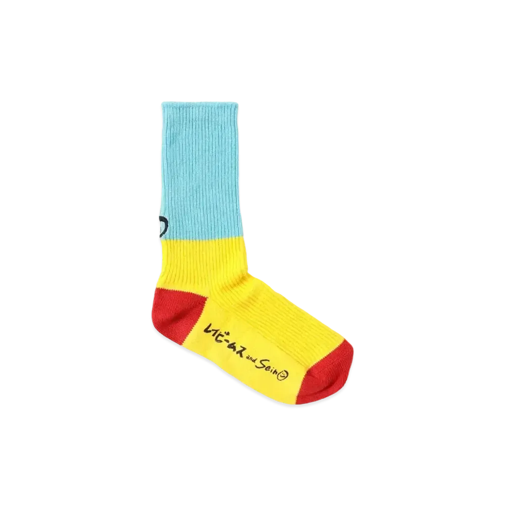 NANA SEINO x Ray BEAMS Color Scheme Nicochan Socks "Multi"