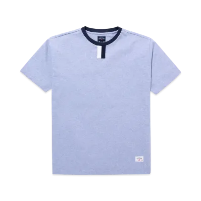 Noah Tab Tee "Heather Blue"