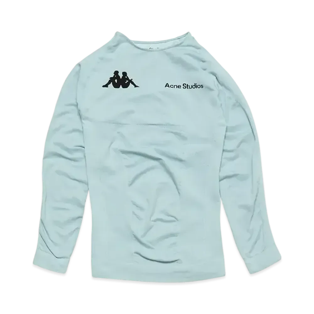 Acne Studios x Kappa Logo T-Shirt "Dusty Blue"