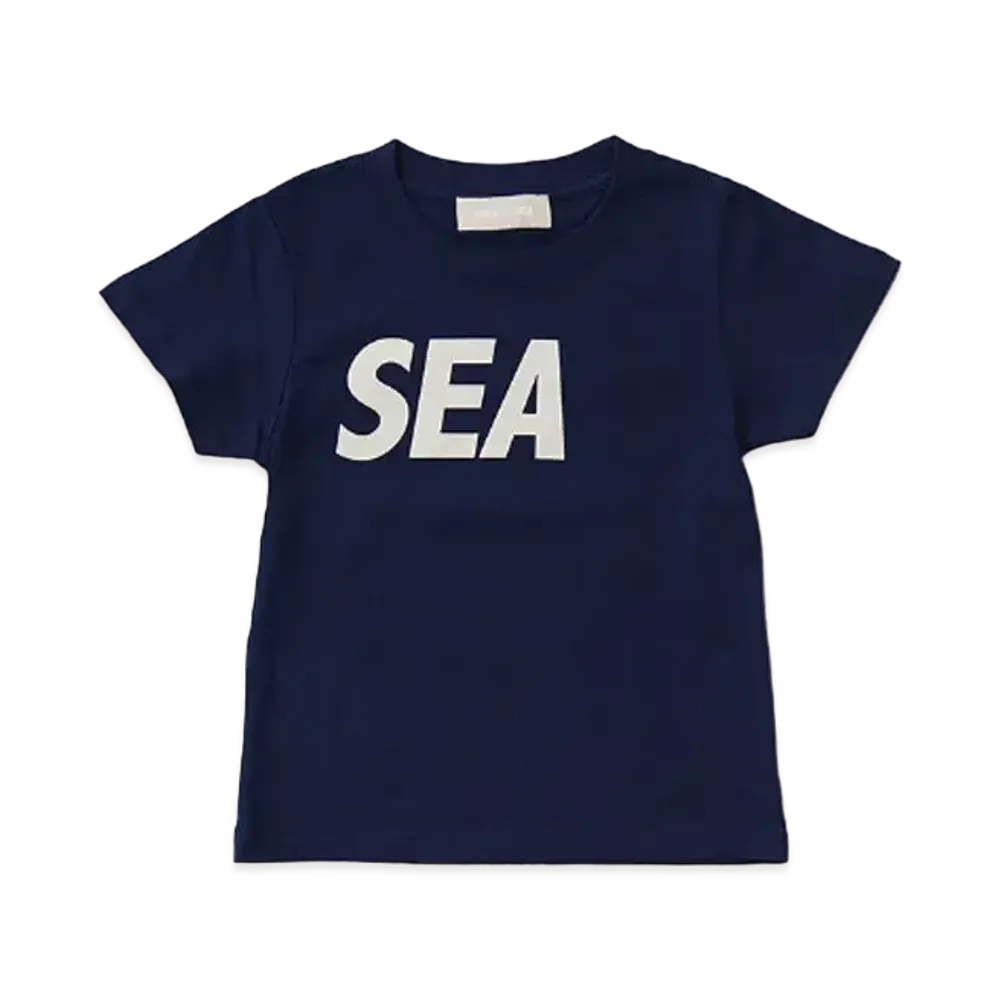 WIND AND SEA SEA(OCS) Cotton S/S Tee Child "Navy Child"
