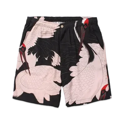APHRODITEGANG Gakkin x Budspool Akame Tsuru Short Pant "Black"
