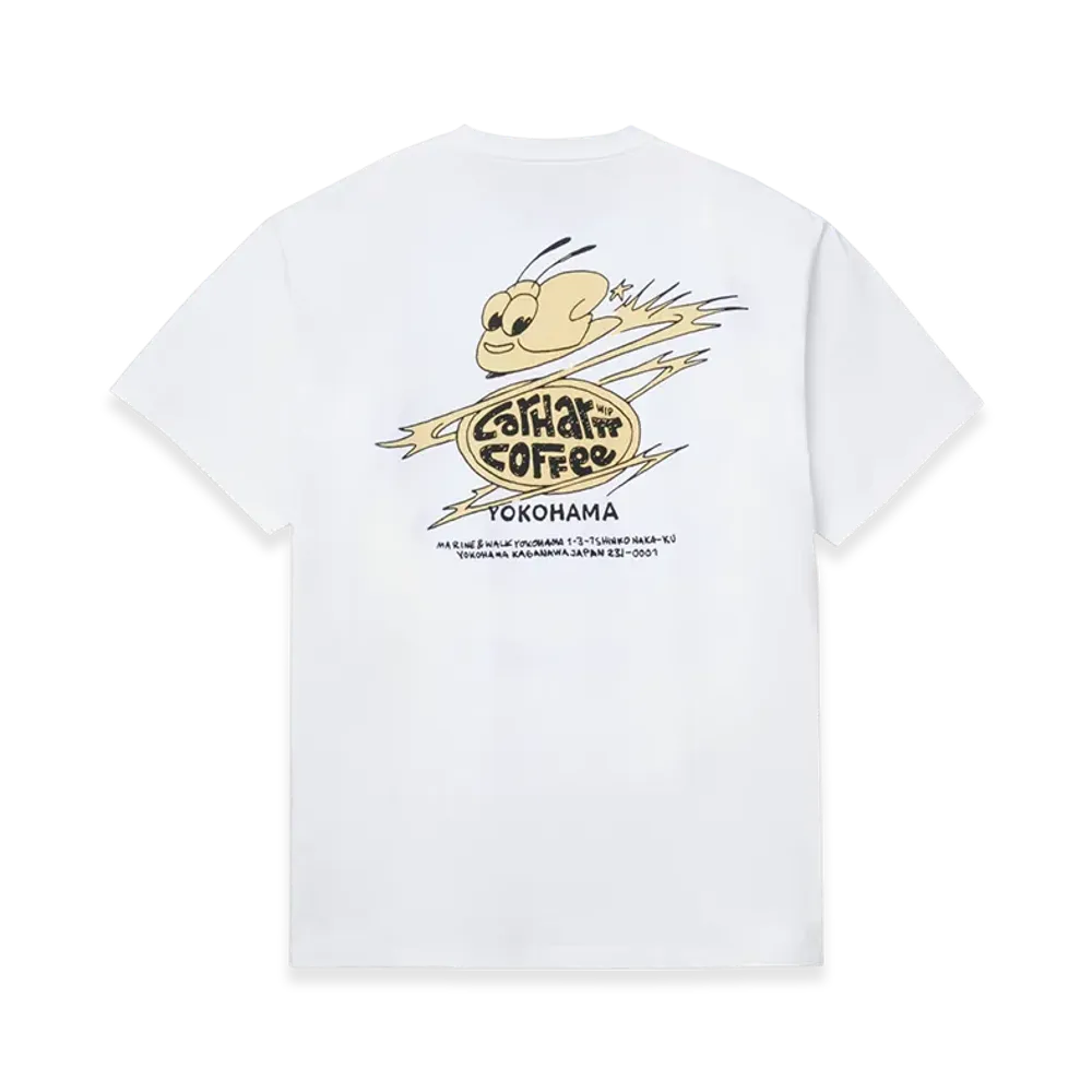 Carhartt WIP Coffee capsule Yokohama Tee "White"