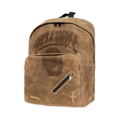 Travis Scott x M&N x University Of Oklahoma Backpack "Beige"