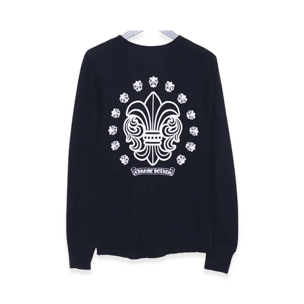 Chrome Hearts Old BS Fleur Thermal L/S T-Shirt "Black"