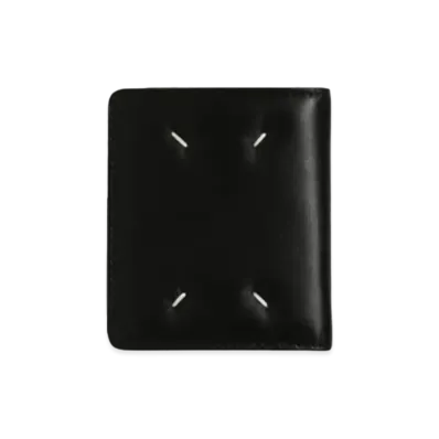 Maison Margiela Stitch Calfskin Bi-fold Wallet "Black"