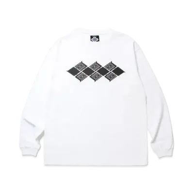 APHRODITEGANG Gakkin x Budspool Kamon L/S Tee (Type-1) "White"