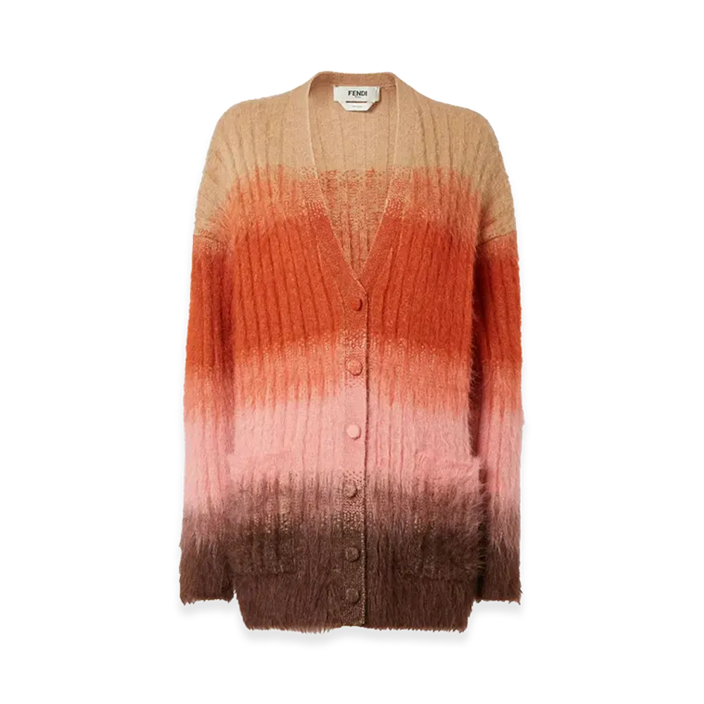 FENDI Women's Vanise Knit Cardigan "Multicolor"