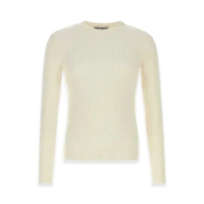 OUR LEGACY Silk Sweater "Ivory/White"