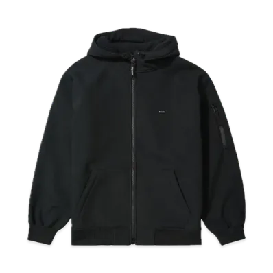 Supreme Windstopper Zip Up Hooded Sweatshirt "Black"