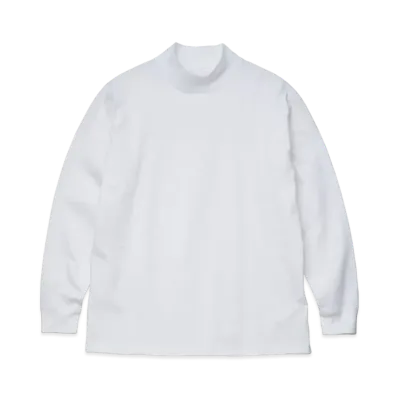 The North Face PURPLE LABEL Mock Neck L/S Tee "Off White"