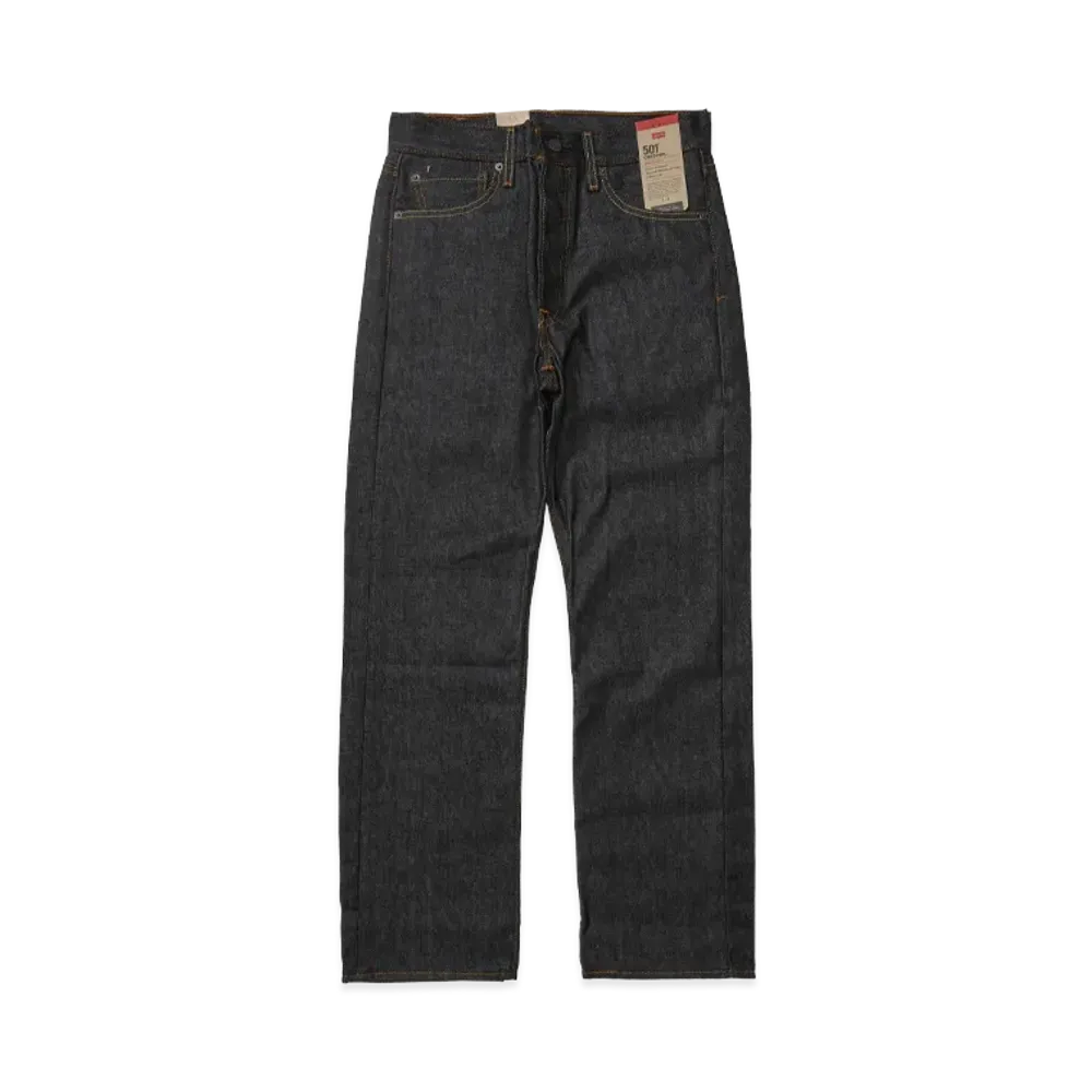 Levi's 501 Button-Fly Straight Jeans "Black Rigid"