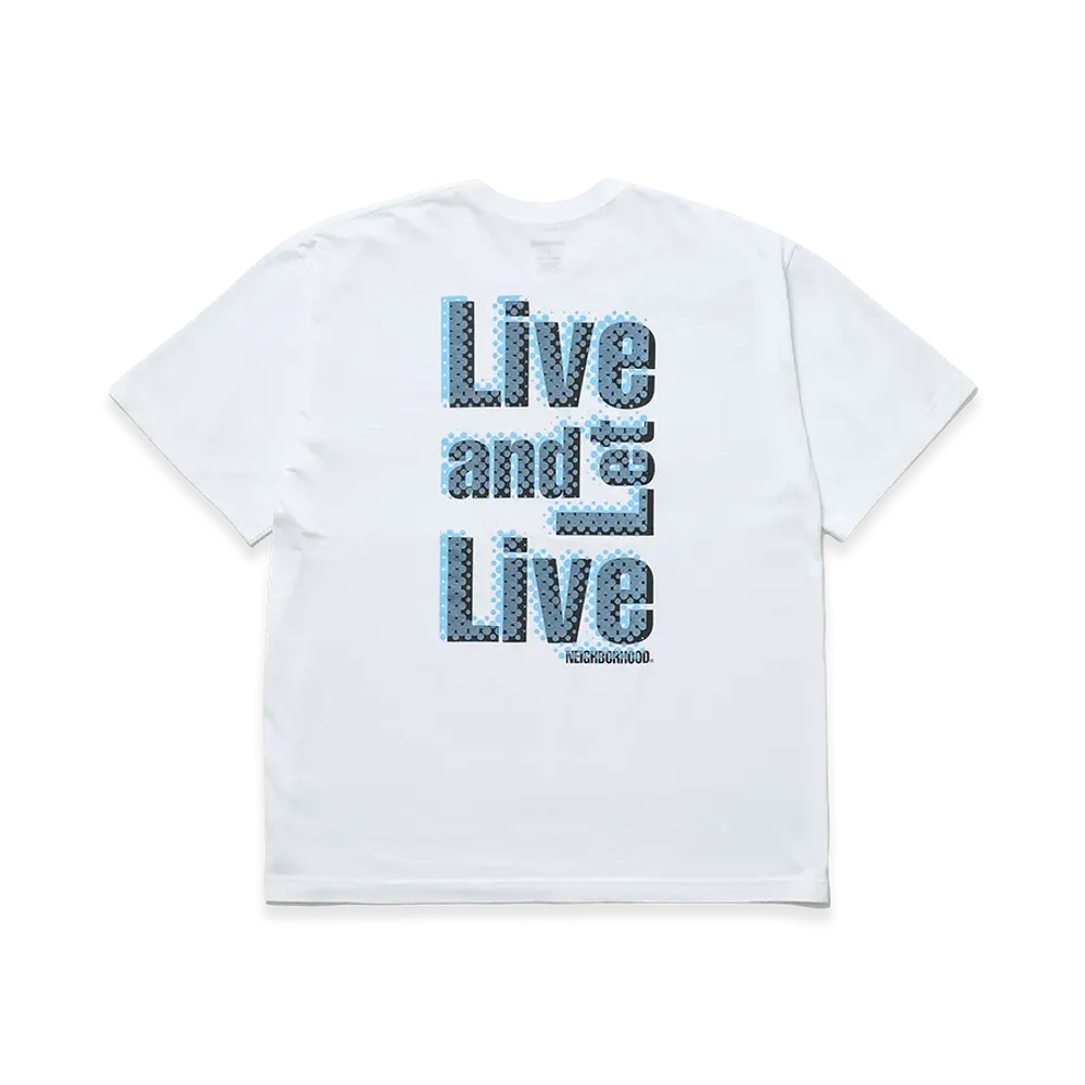 NEIGHBORHOOD NH 261 Spot Tee SS-5 "White/Blue"