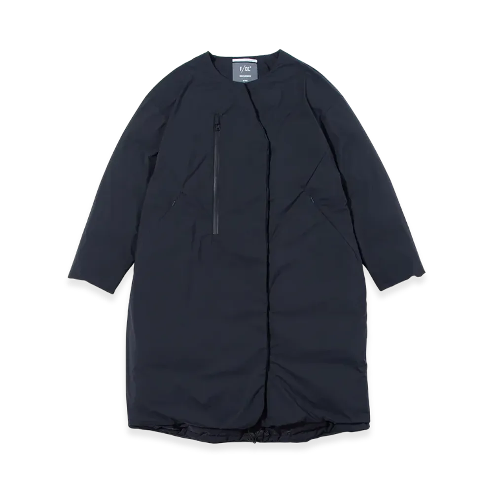 F/CE. x Nanga FT New Collarless Long Coat "Black"