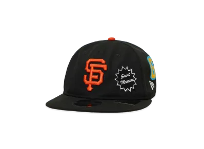 NEW ERA x SAINT Mxxxxxx x MLB Retro Crown 9Fifty San Francisco Giants "Black" SM-HR8-0000-C49