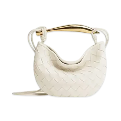 Bottega Veneta Baby Sardine "Chalk"