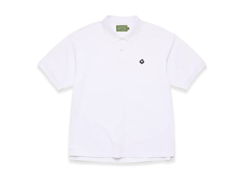 DENIM TEARS Wreath Polo "White"