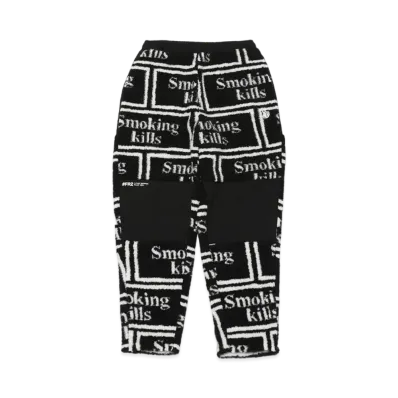 FR2 Smoking kills Logo Boa Pants "Black"